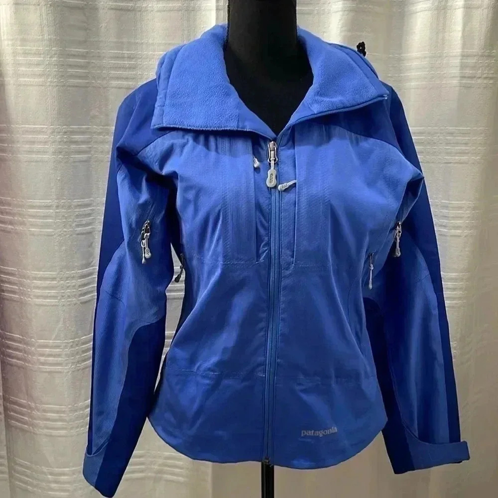 Patagonia hooded jacket blue XS